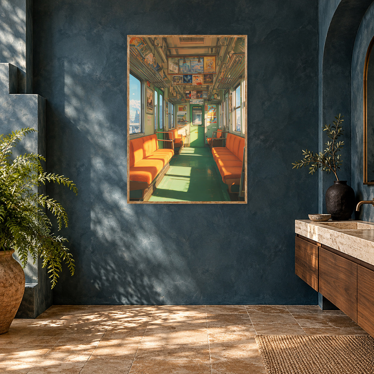 PINTURA 70 poster room mockup 5