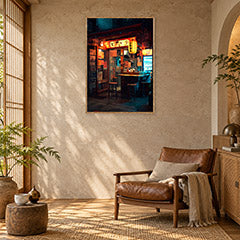 PEINTURE 70 poster room mockup 2