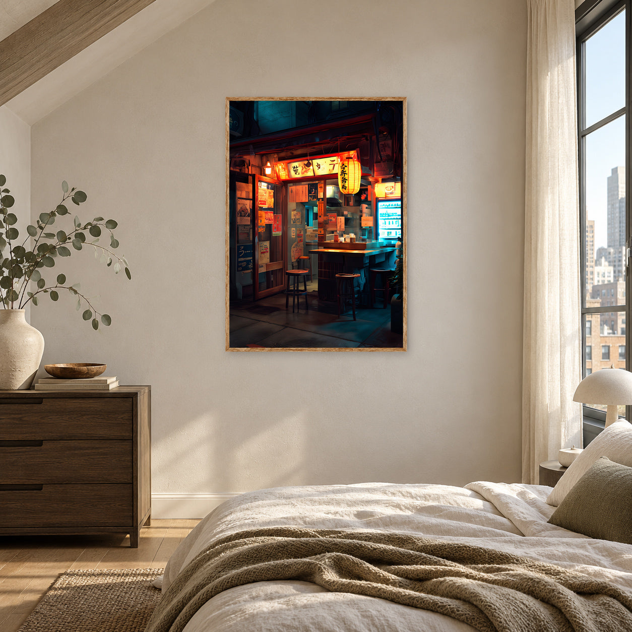 PEINTURE 70 poster room mockup 4