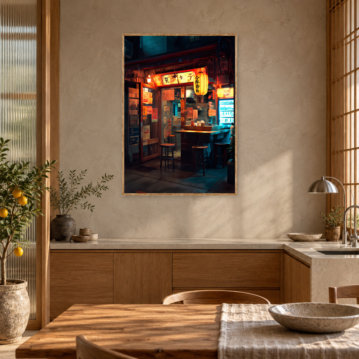PEINTURE 70 poster room mockup 5