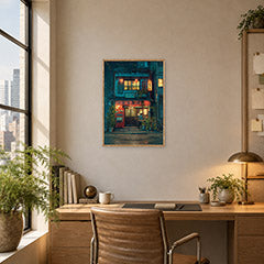 PINTURA 70 poster room mockup 3