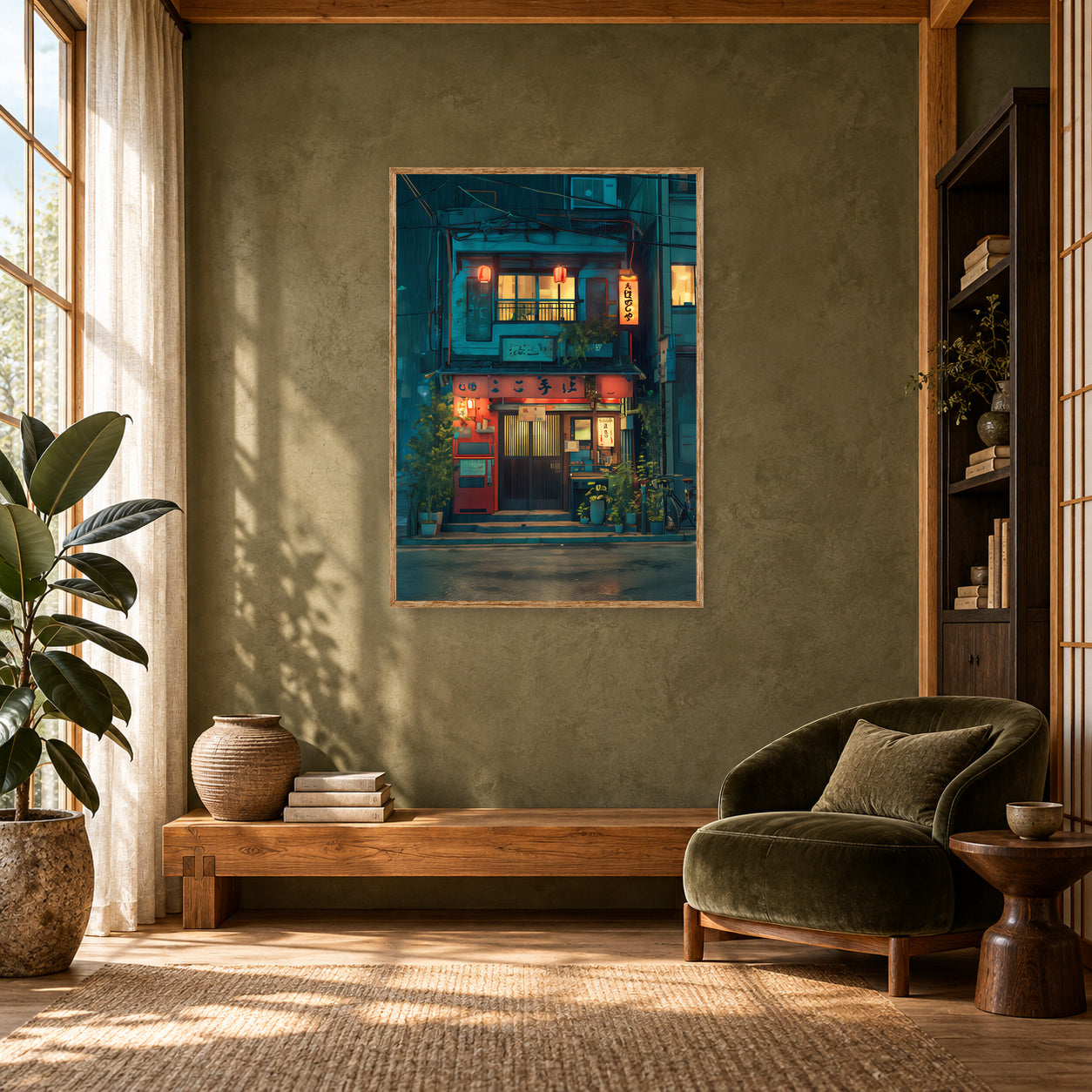 PINTURA 70 poster room mockup 4
