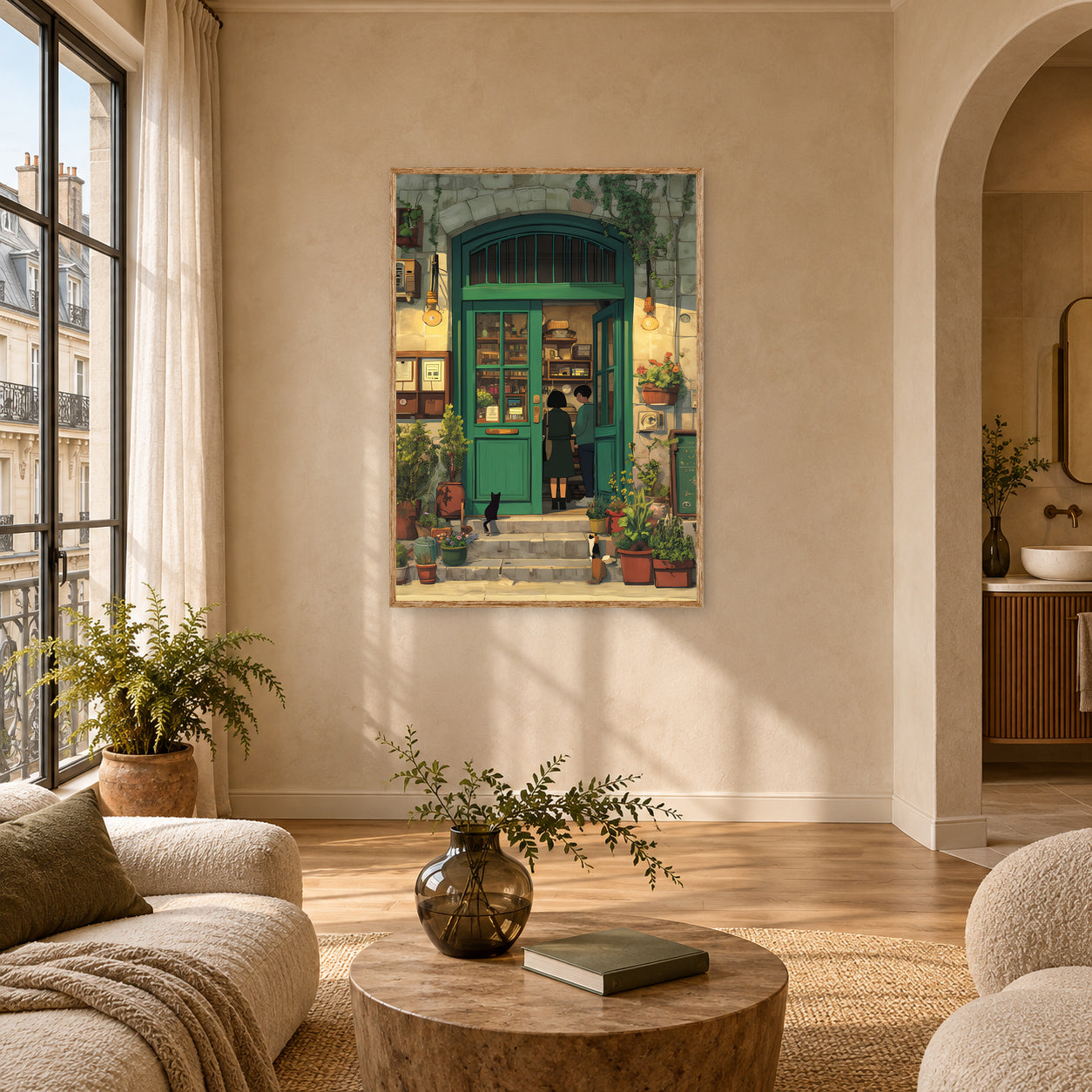PINTURA 70 poster room mockup 4