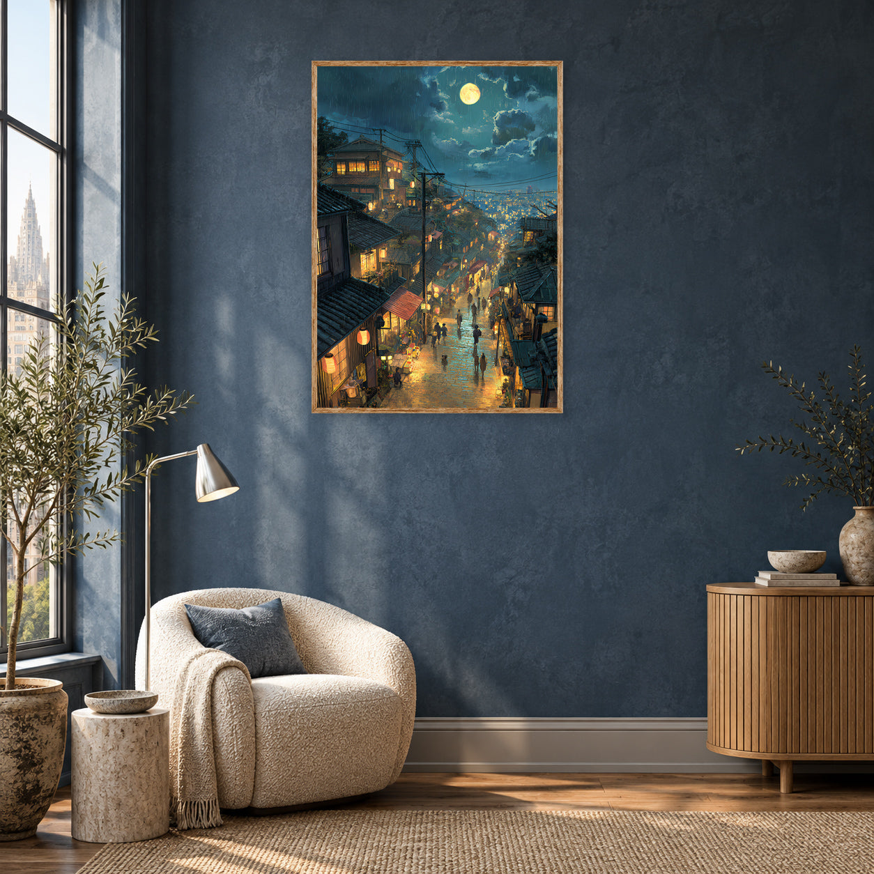 PEINTURE 70 poster room mockup 2