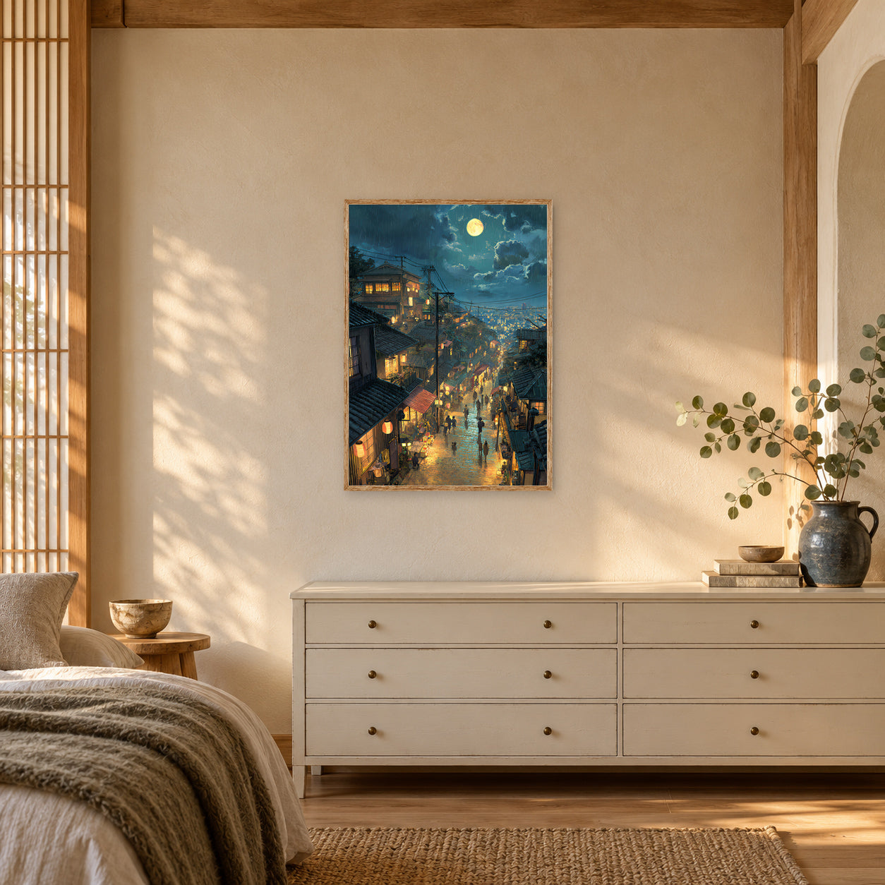 PEINTURE 70 poster room mockup 3