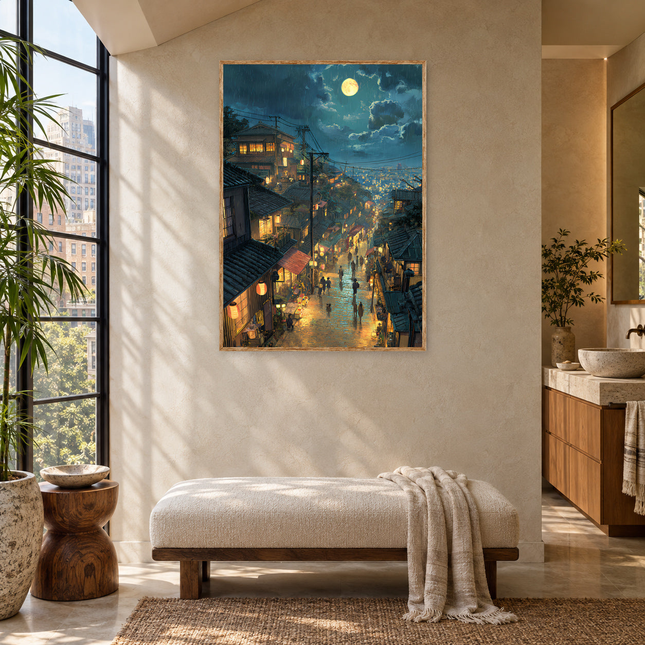 PEINTURE 70 poster room mockup 5