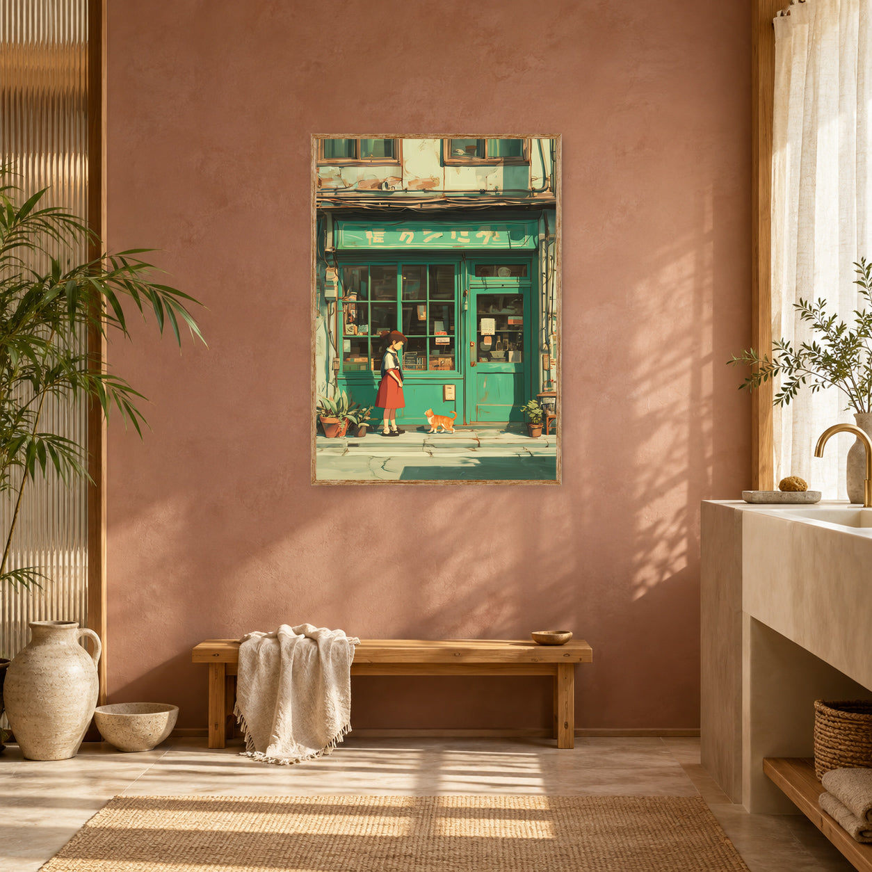 PINTURA 70 poster room mockup 4