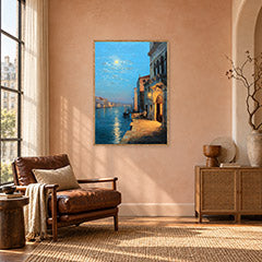 Fondamenta Burano Venetian Wall Art Print poster room mockup 4