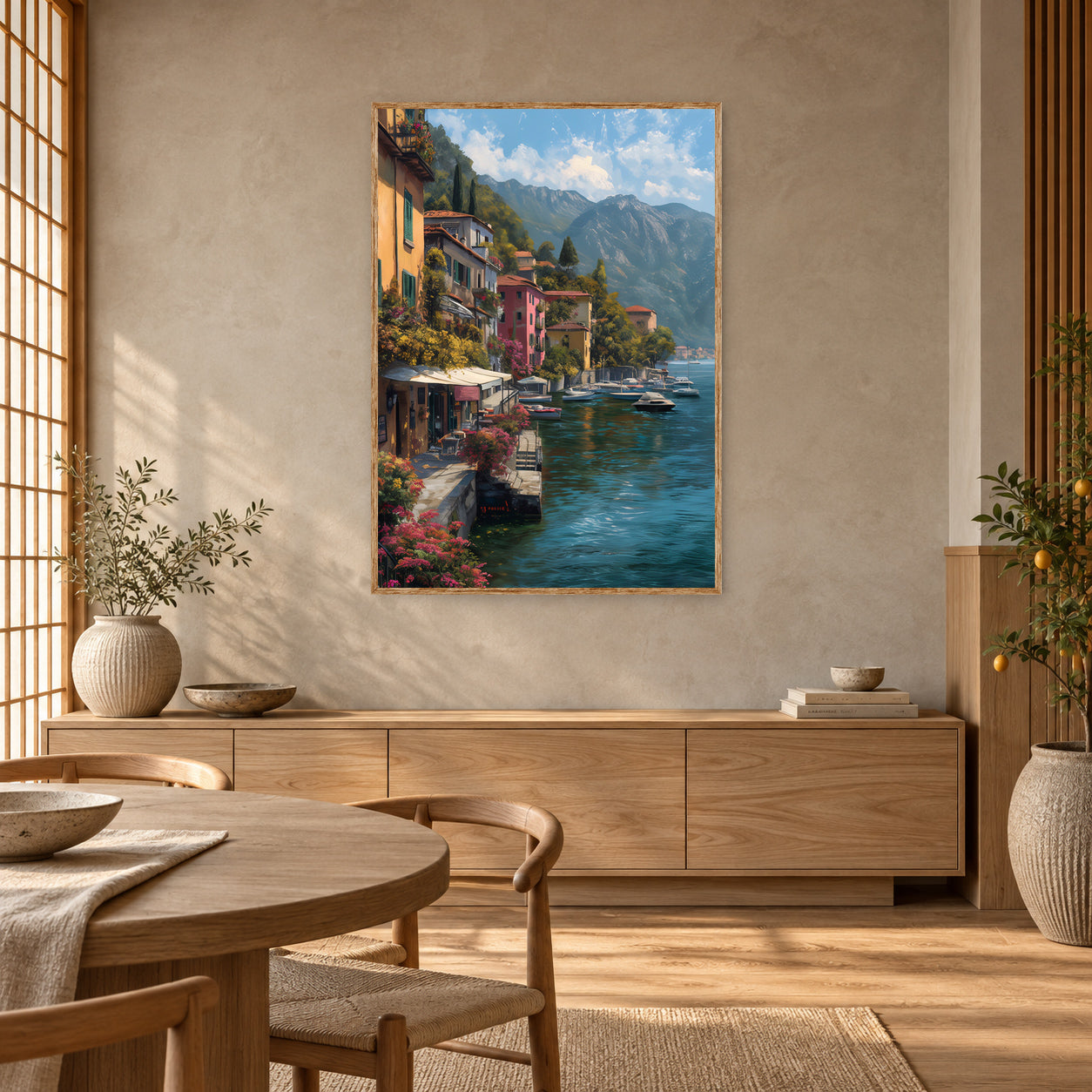 Avignon Provence Vineyard Wall Art Print poster room mockup 5