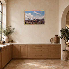 Soho New York City Skyline Wall Art Print poster room mockup 4