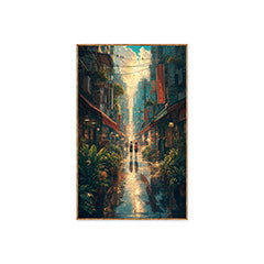 Sham Shui Po Hong Kong After Typhoon First Sun Wall Art Print poster original preview