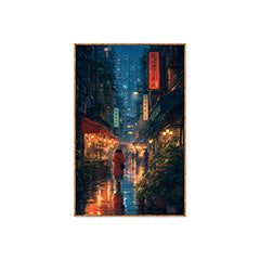 Sham Shui Po Hong Kong Monsoon Lantern Alley Wall Art Print poster original preview